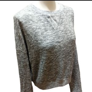 Live Love Dream Aeropostale Women Gray Pullover Sweater Size Xs